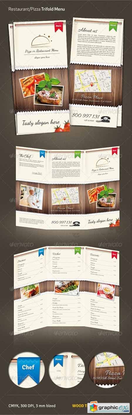Restaurant / Pizza Menu #2