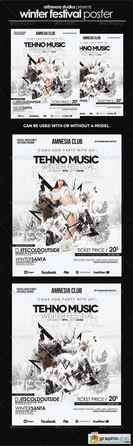 Winter Party Flyer