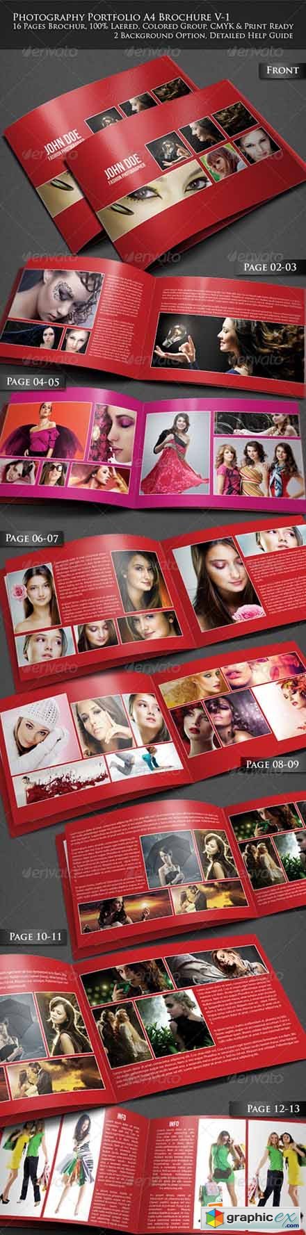 Photography Portfolio A4 Brochure 3919415