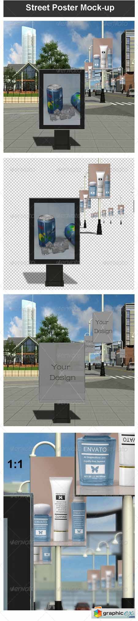 Street Poster Mock-up