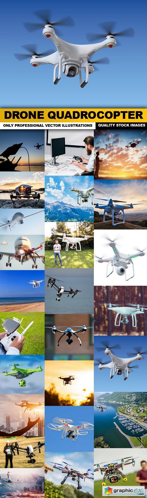 Drone Quadrocopter - 25 HQ Images