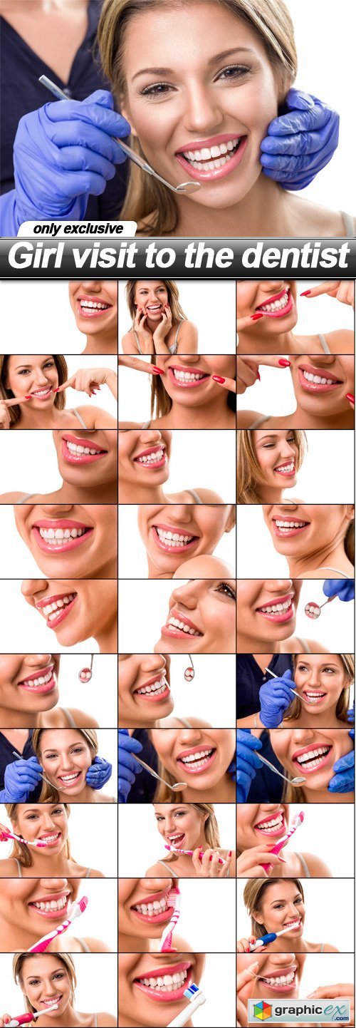 Girl visit to the dentist - 30 UHQ JPEG