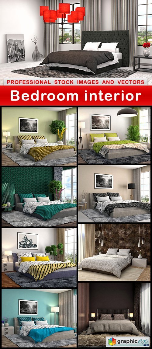 Bedroom interior - 9 UHQ JPEG