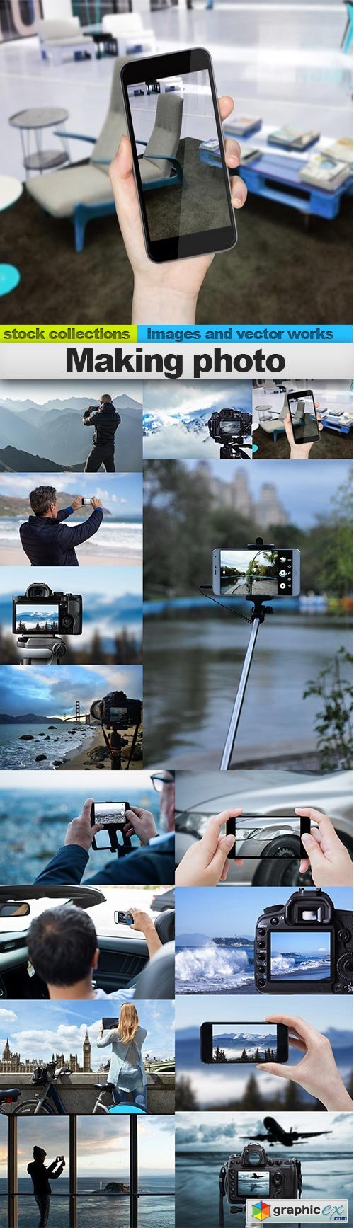 Making photo, 15 x UHQ JPEG