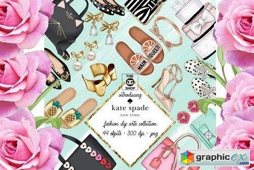 Kate Spade Fashion set - 44 Objects