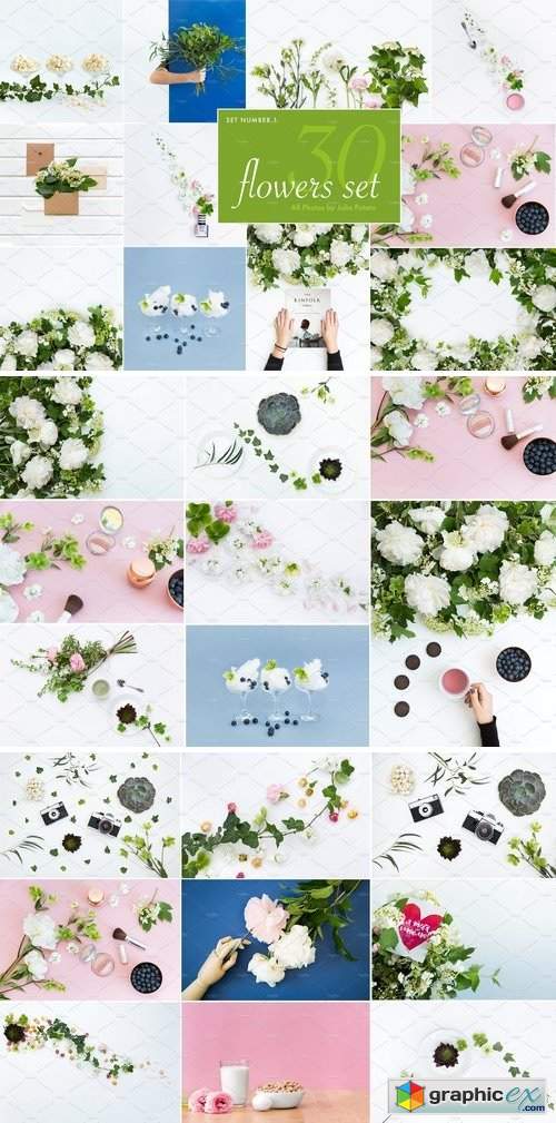 Flowers bundle. Set 1.