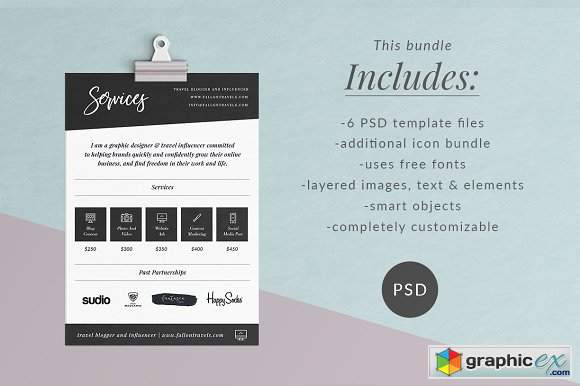 Influencer Media Kit Bundle