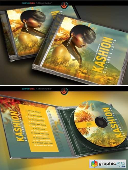 Tropical CD Artwork Template
