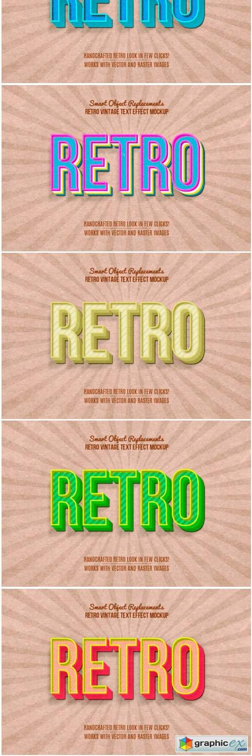 Retro Vintage Text Style