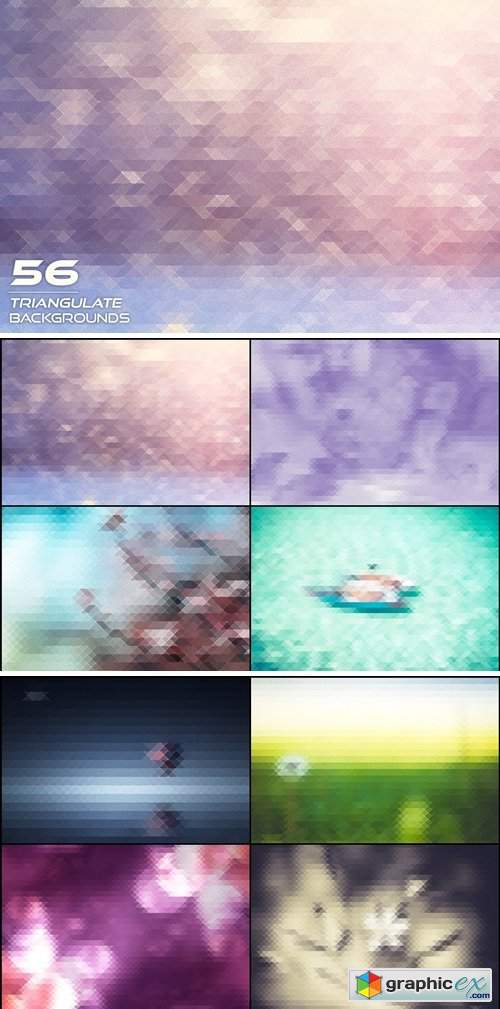 56 Triangulate Backgrounds