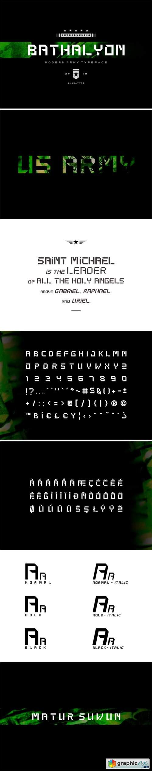 Bathalyon Army Font