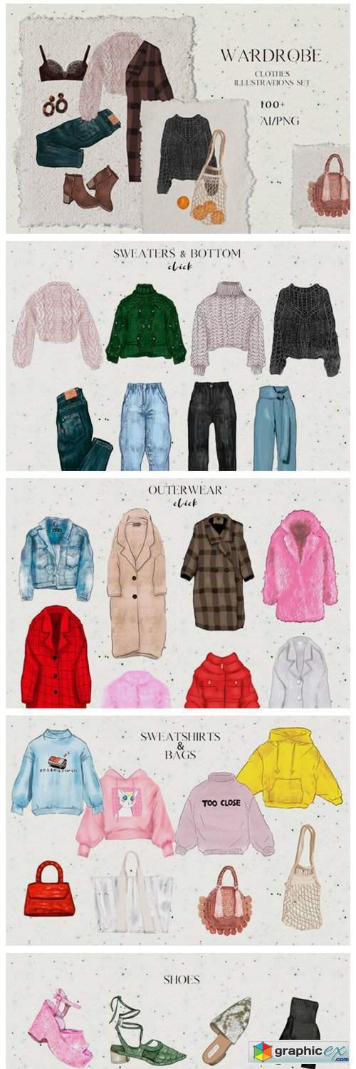 Wardrobe - Fashion Clothes Set