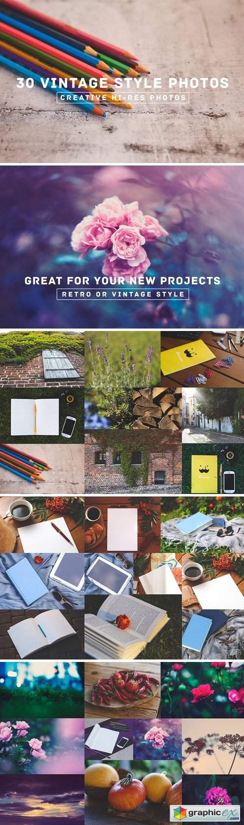 30 Vintage Style Photos v.3 