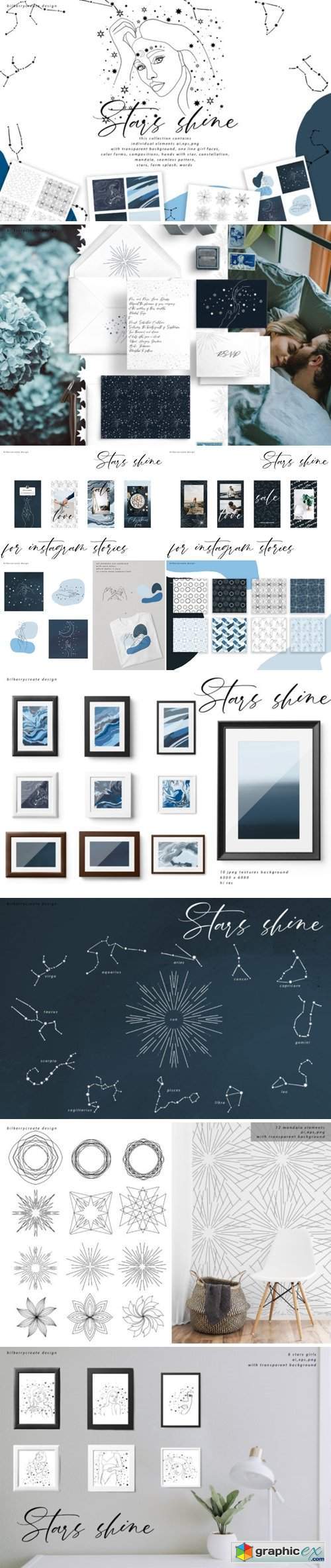 Stars Shine Art Set
