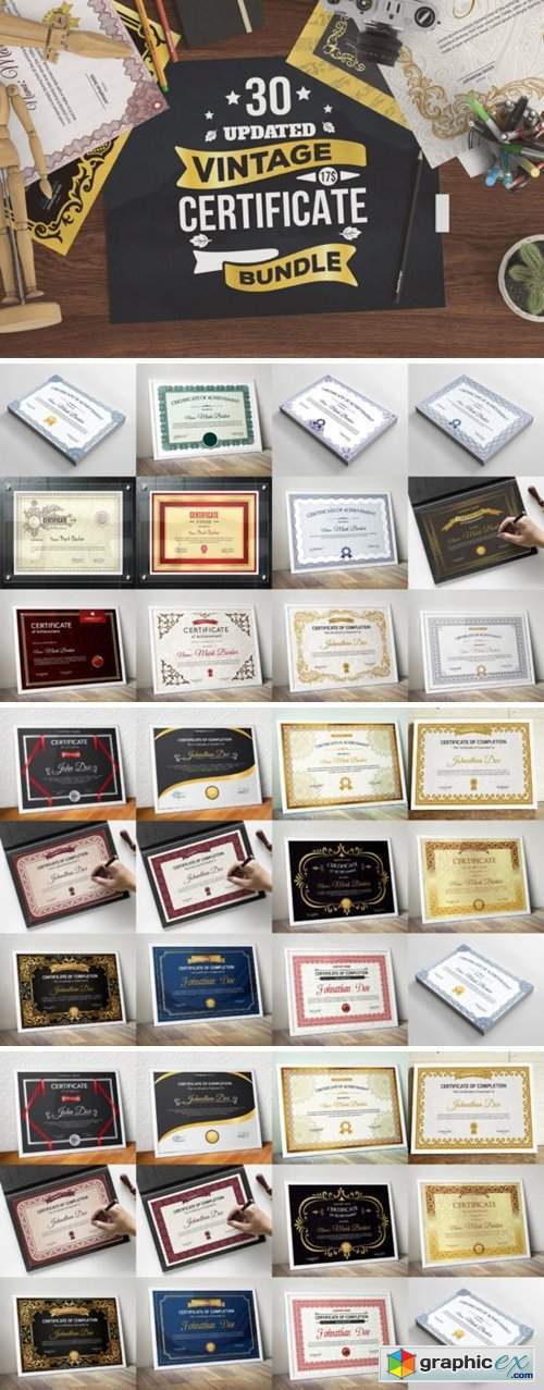 Vintage Certificate Bundle