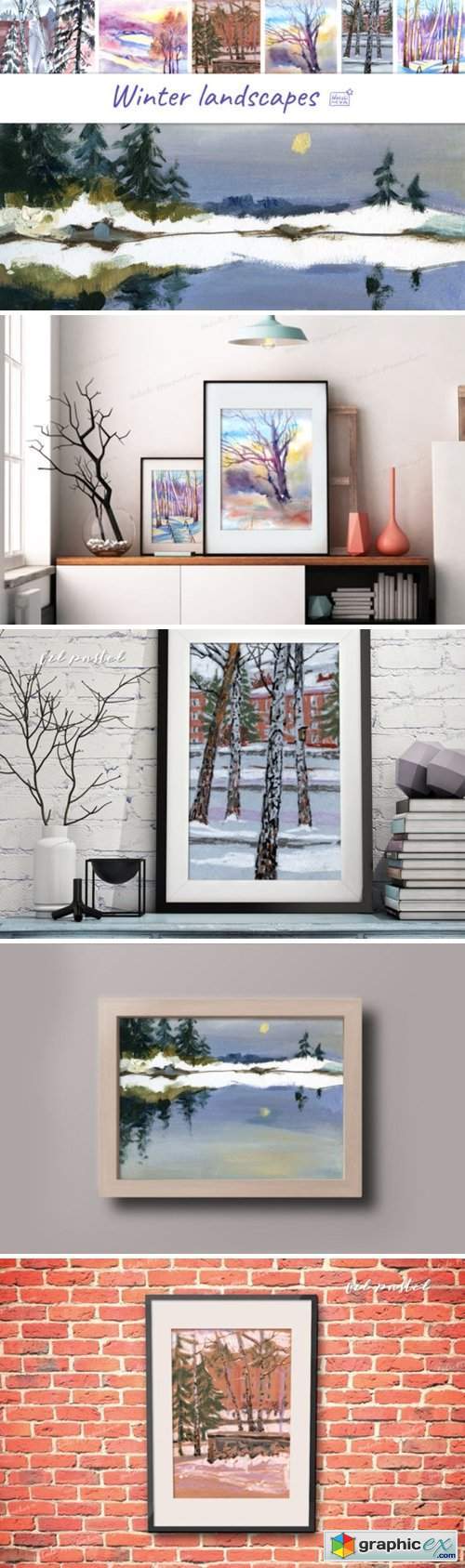 7 Digital Winter Landscapes