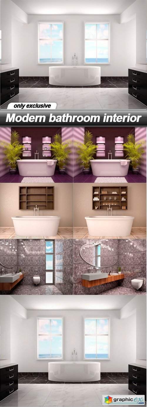 Modern bathroom interior - 7 UHQ JPEG