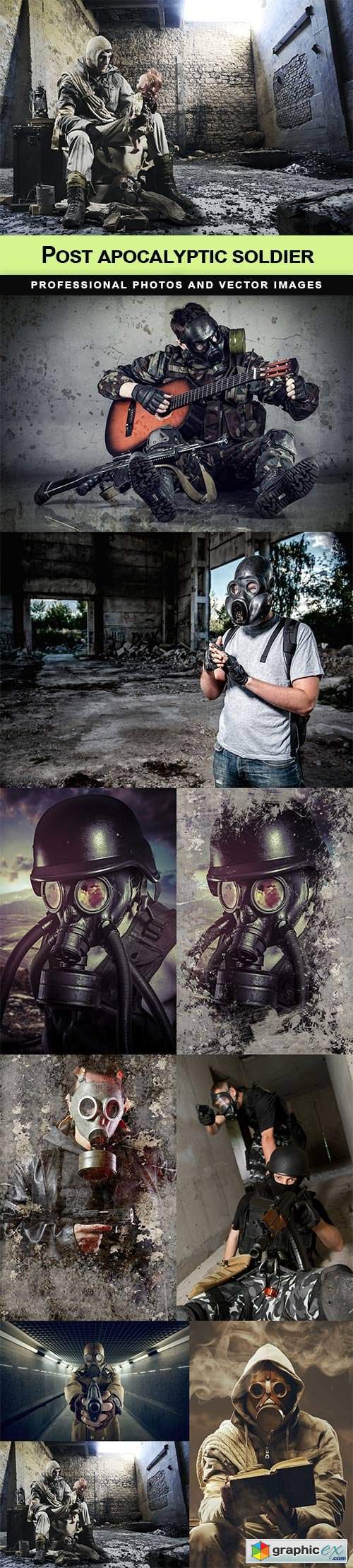 Post apocalyptic soldier - 9 UHQ JPEG
