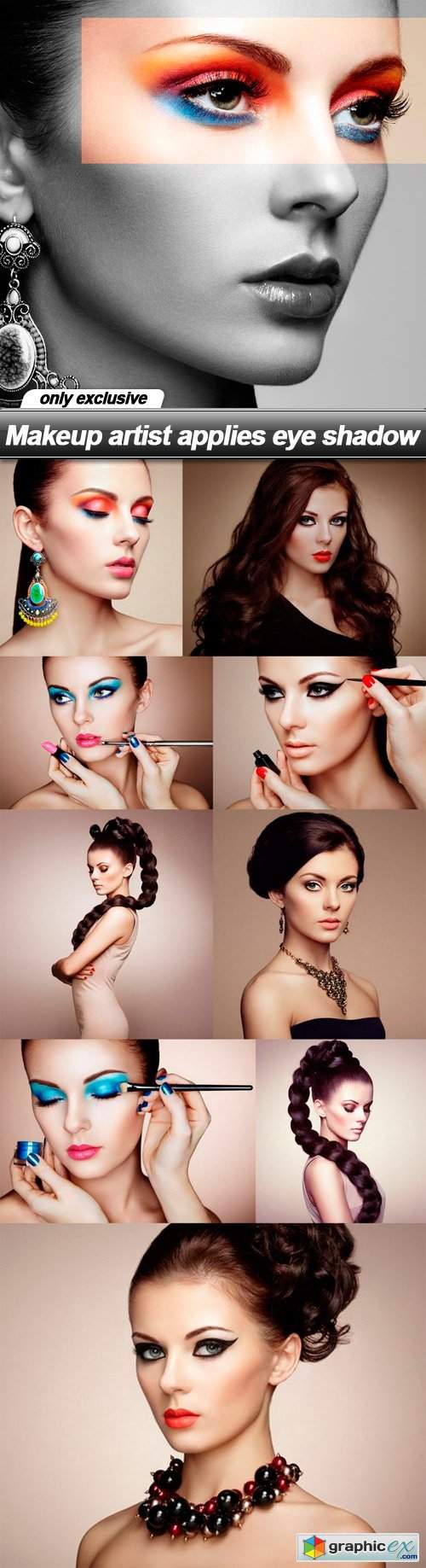  Makeup artist applies eye shadow - 10 UHQ JPEG 