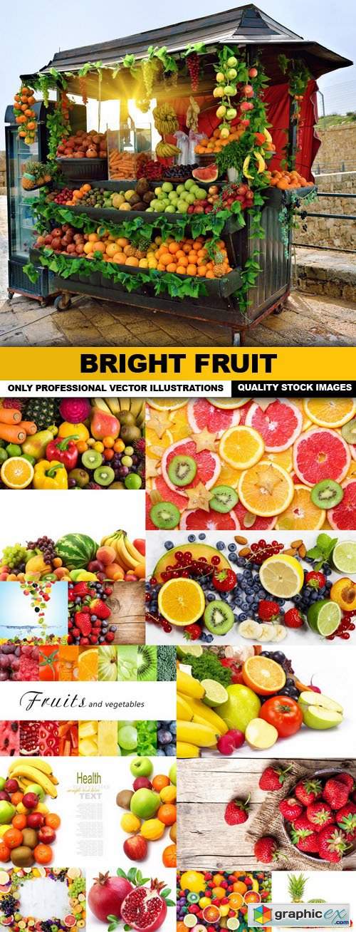  Bright Fruit - 15 HQ Images 