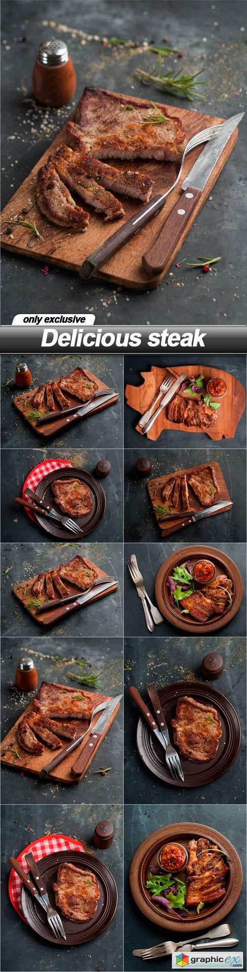 Delicious steak - 10 UHQ JPEG