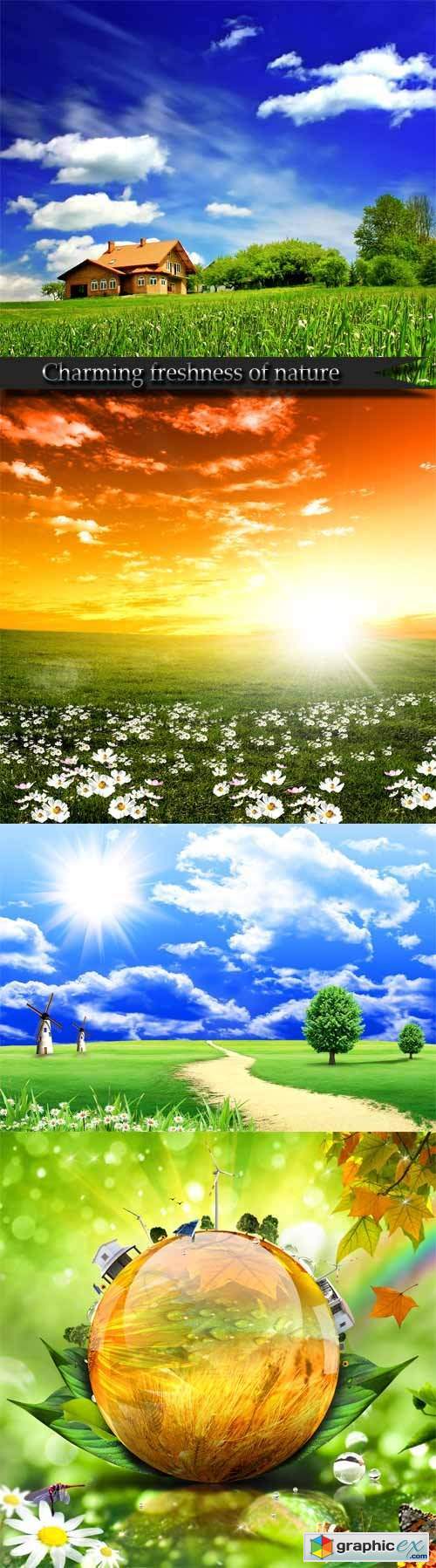 Charming freshness of nature