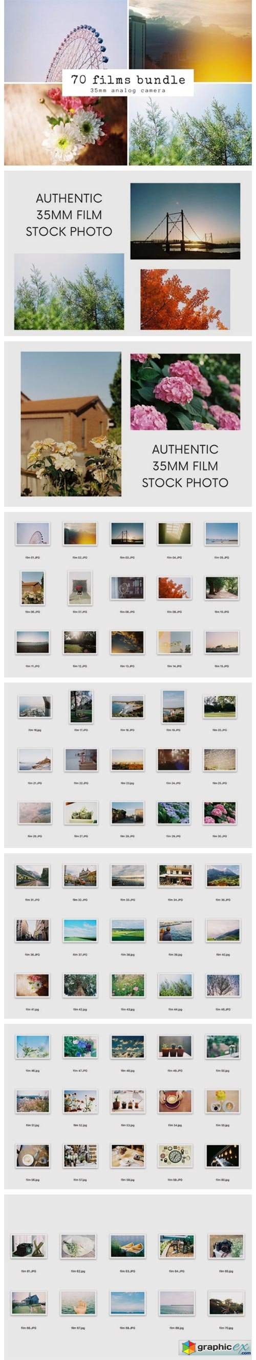  70 Films Photography Bundle 