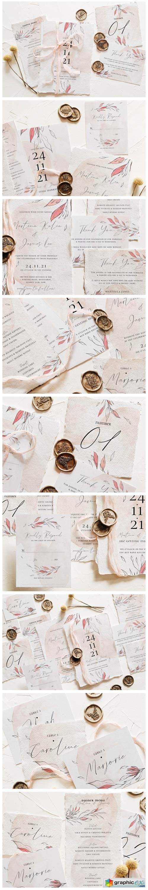  Blush & Foliage Wedding Suite 