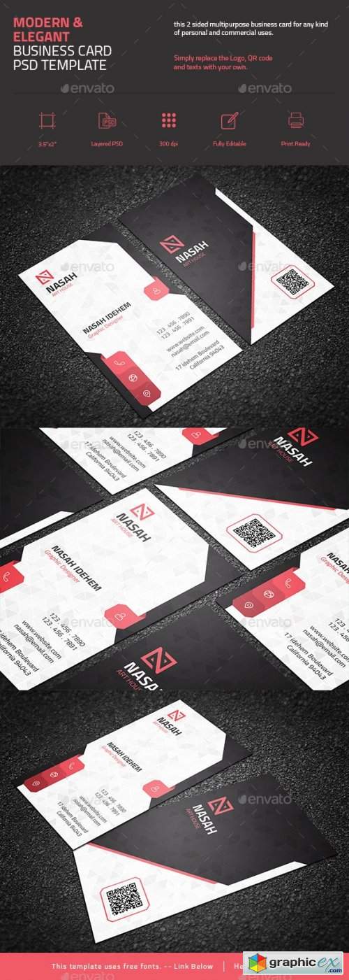 Modern Elegant Business Card 