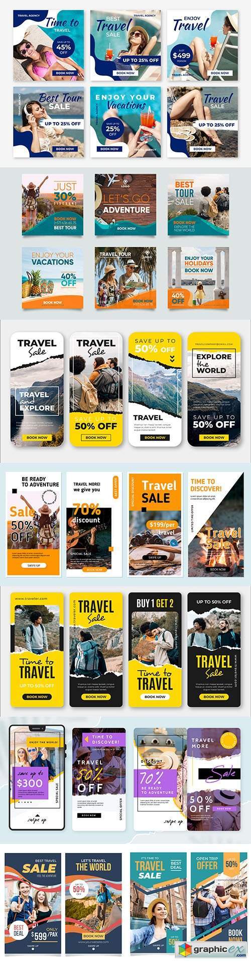 Travel stories post and travel sale instagram
