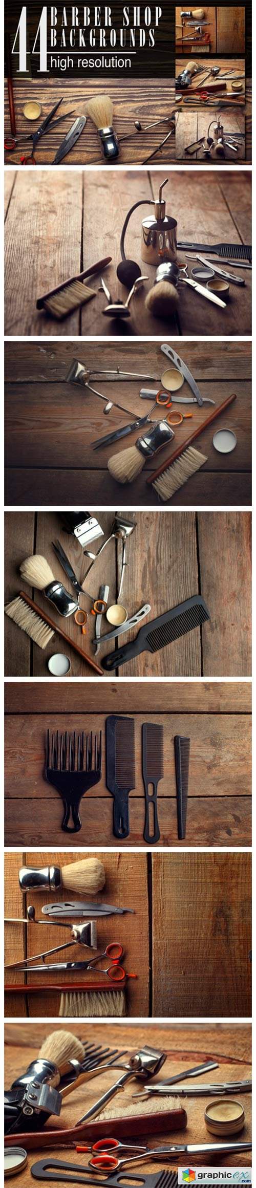  Barber Shop Wooden Backgrounds 