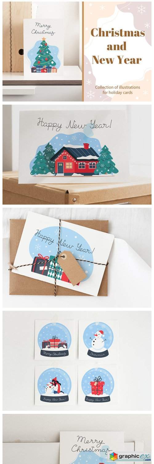 Winter Holidays Clipart Collection
