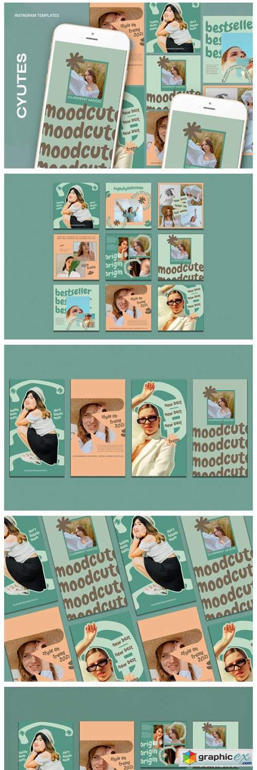 Cyutes Instagram Templates