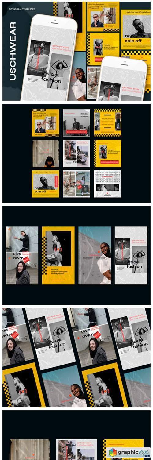 Uschwear Instagram Templates