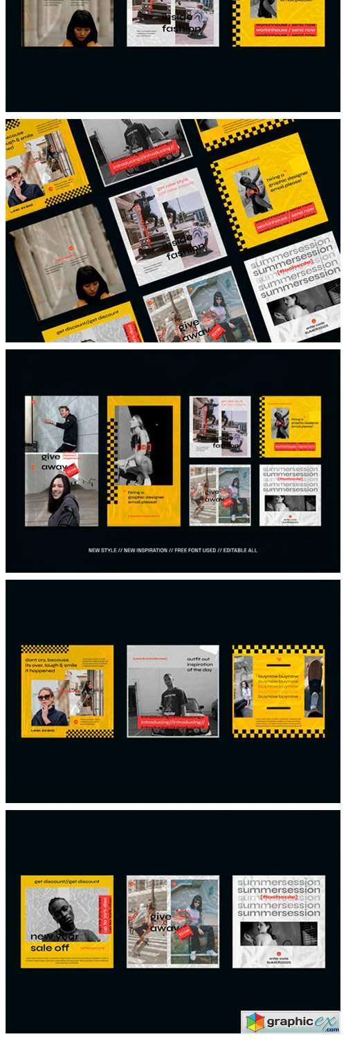 Uschwear Instagram Templates