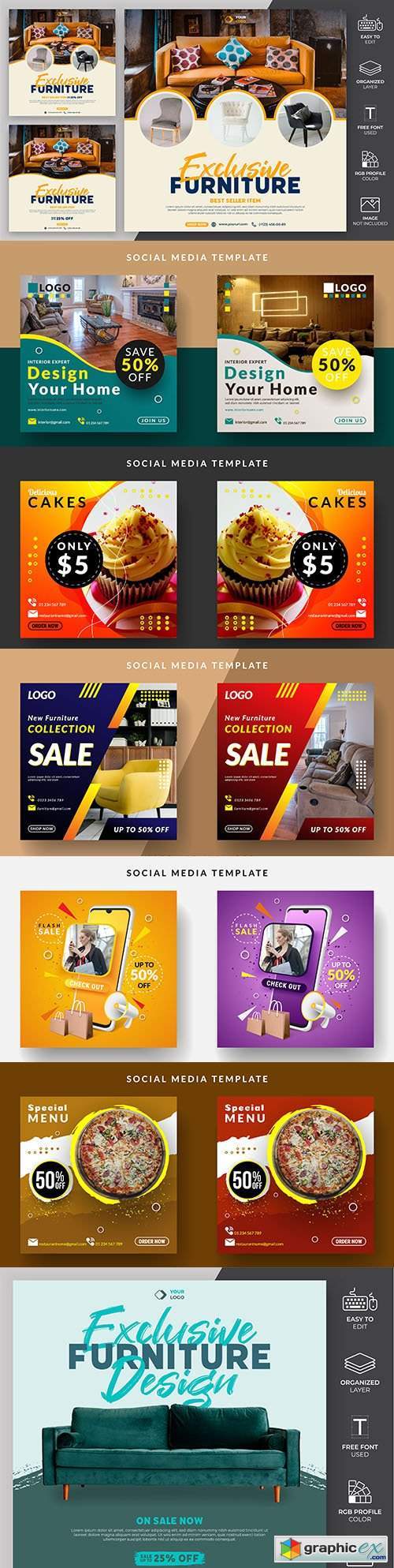 Social media message template to promote sale of item 8