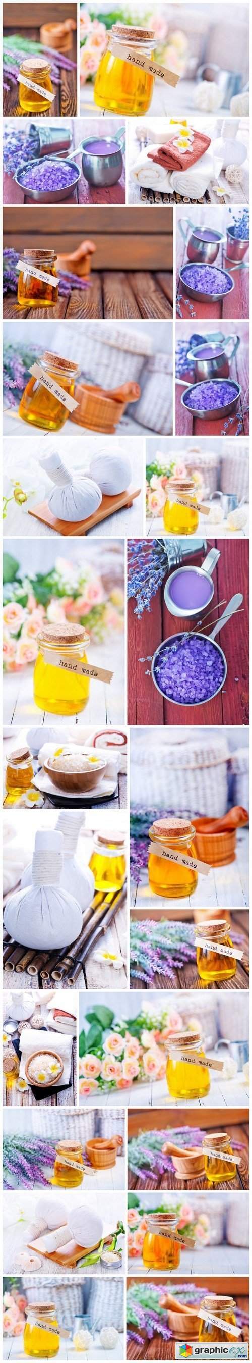 Sea salt, soap, candle and aroma oil 3 - 24xUHQ JPEG