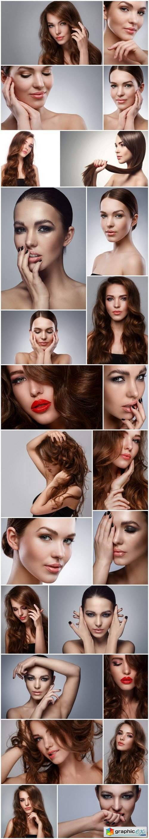 Beautiful woman with stylish MakeUp - 24xUHQ JPEG