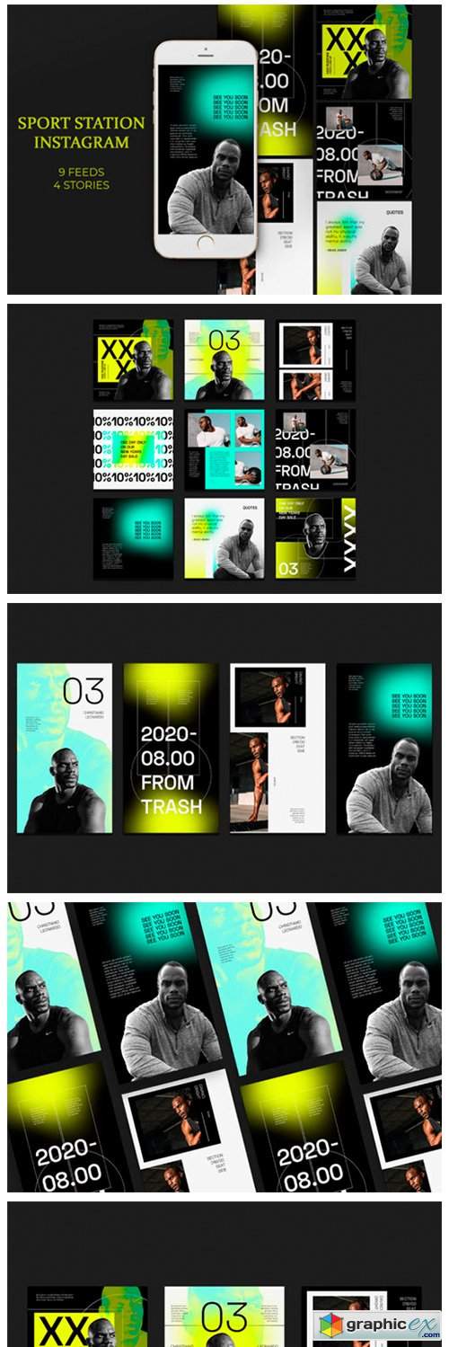  Sport Station Instagram Templates 
