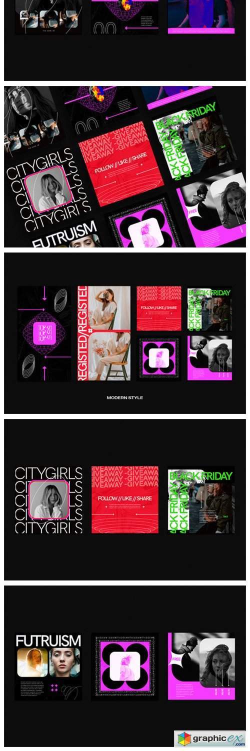 Dabestfeed Instagram Templates