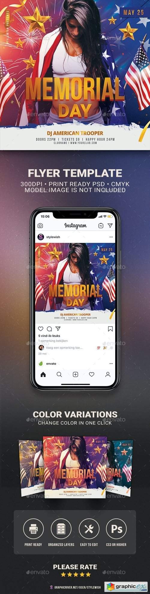 Memorial Day Flyer 31018211