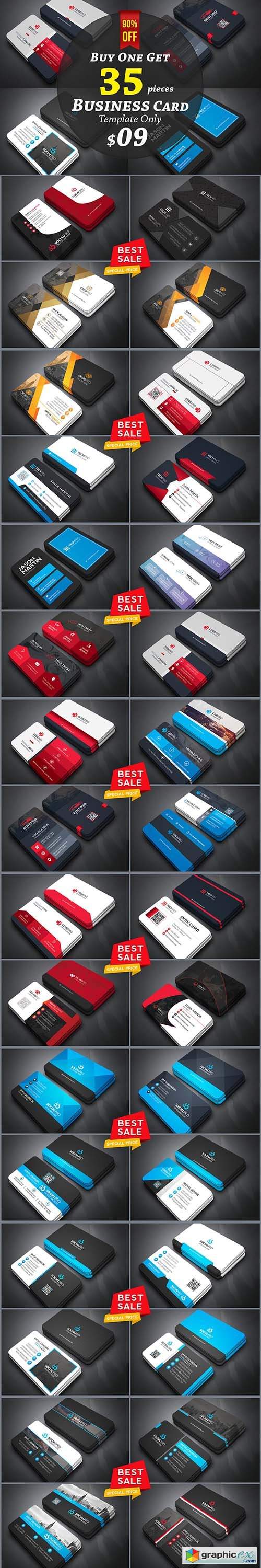  Business Cards Bundle 35 
