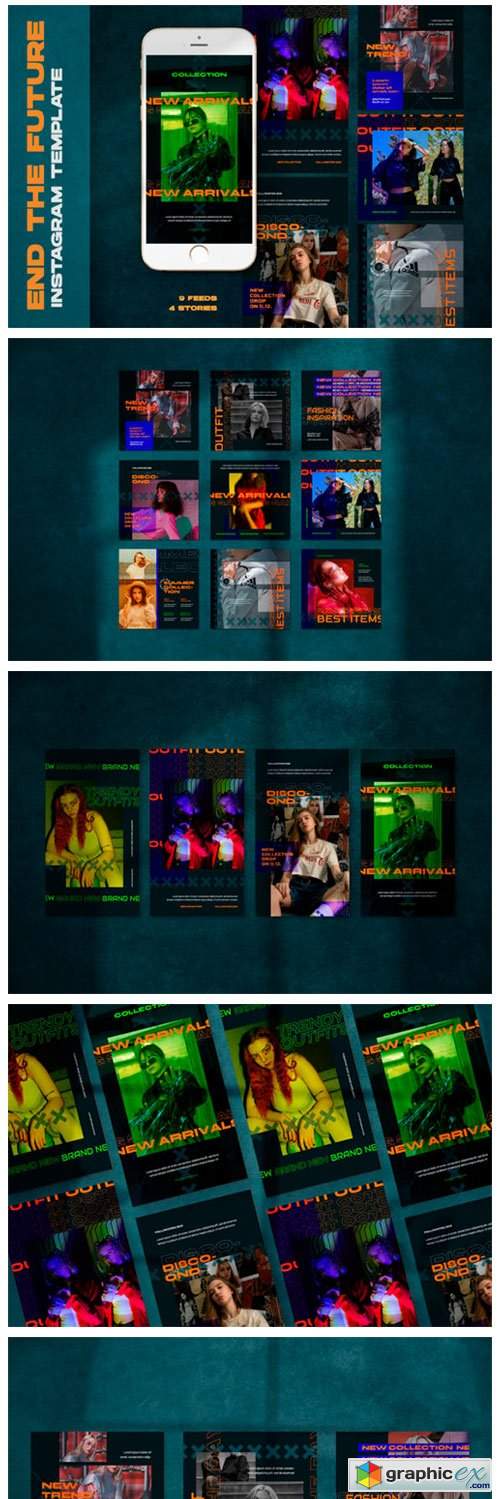  End the Future Instagram Templates 7957226