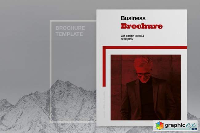 Red Business Brochure Template 
