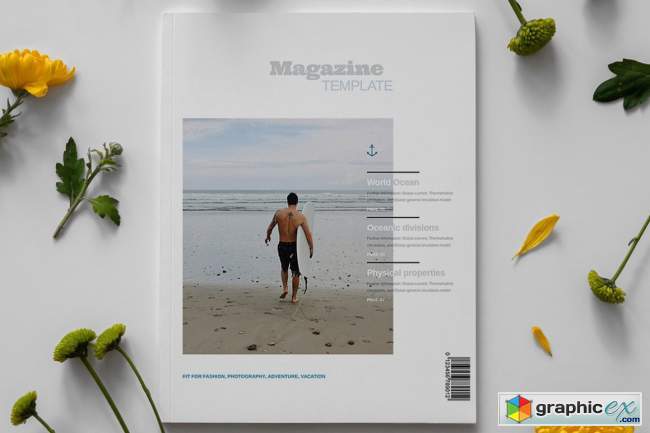 Lifestyle Magazine Layout Template 
