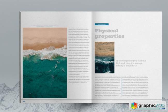 Lifestyle Magazine Layout Template 