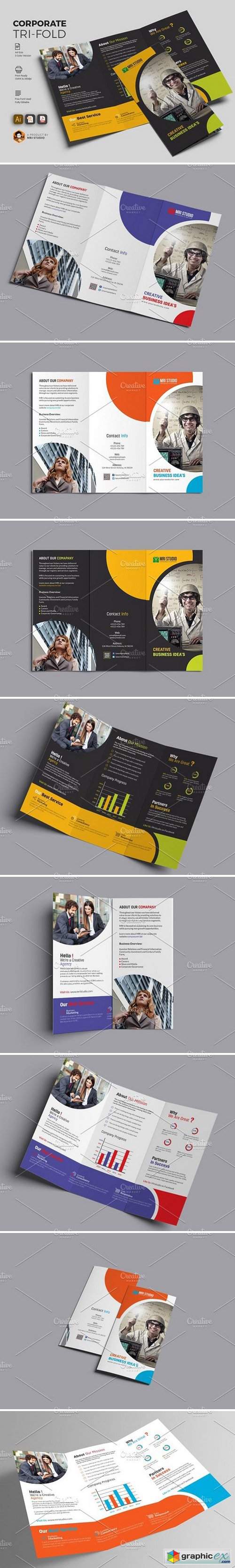 Corporate Tri Fold Brochure 