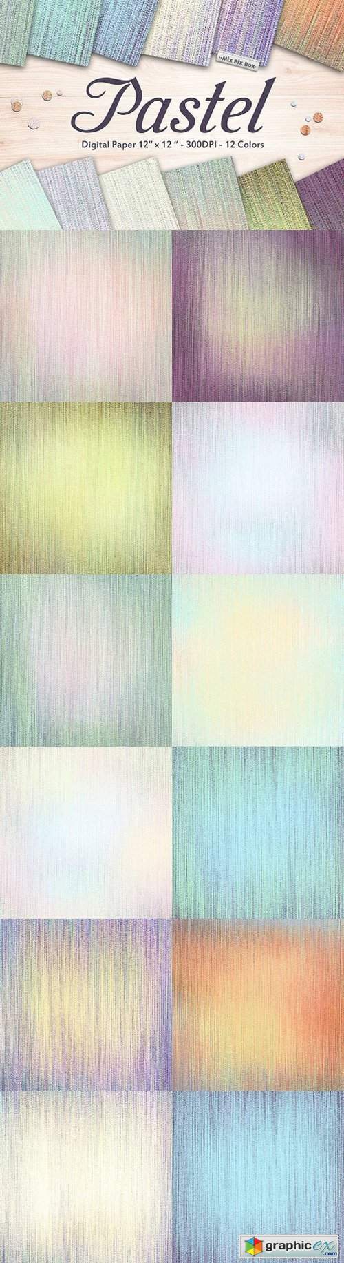 PASTEL Digital Paper Pack