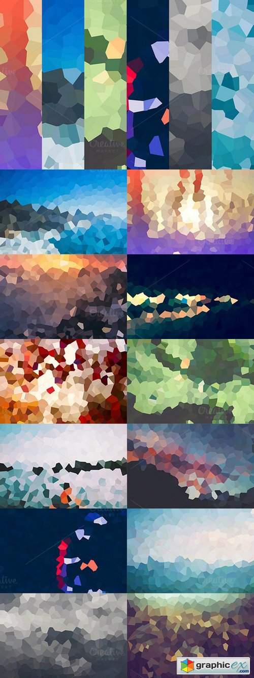20 Mosaic Backgrounds 