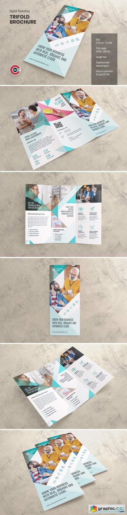  Trifold Brochure Template - Vol. 01 